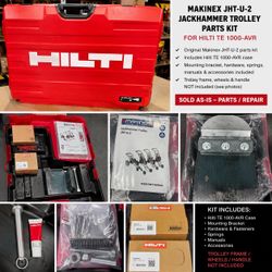 MAKINEX JHT-U-2 JACKHAMMER TROLLEY PARTS KIT