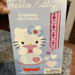 Hello Kitty Pencils And Valentines 