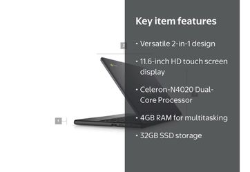 Dell Chromebook 3100 Touchscreen (2019) 4GB 32GB