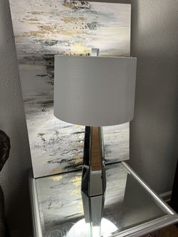 Mirrored Lamp