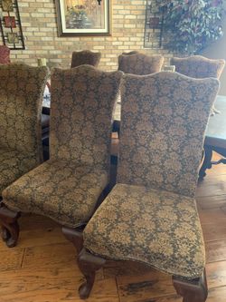 Upholster Tapestry Dining Chairs
