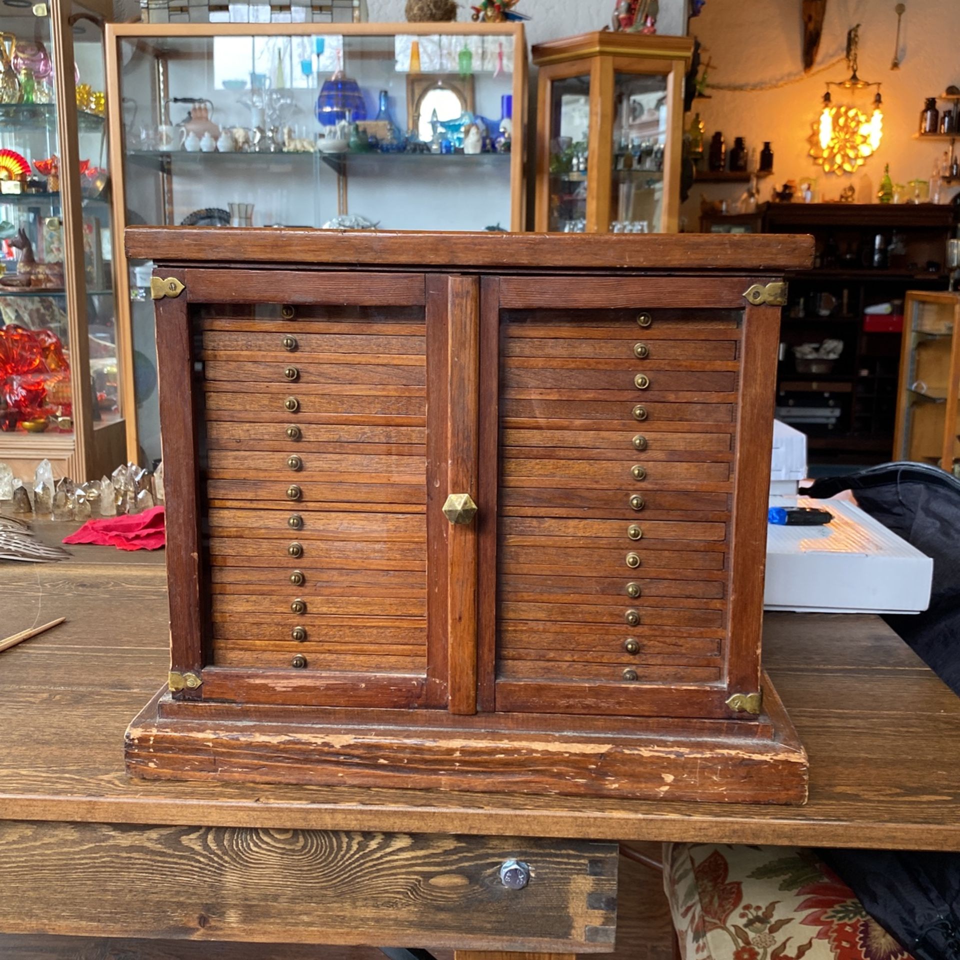 19th Century Cabinet Microscope Slides