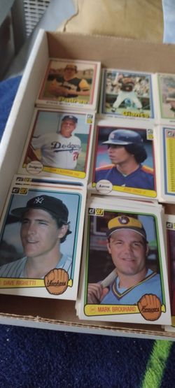 Baseball Vintage Donruss/1981)82,/83,1985. Lasorda, Julio Cruz , Righetti to name a few see below