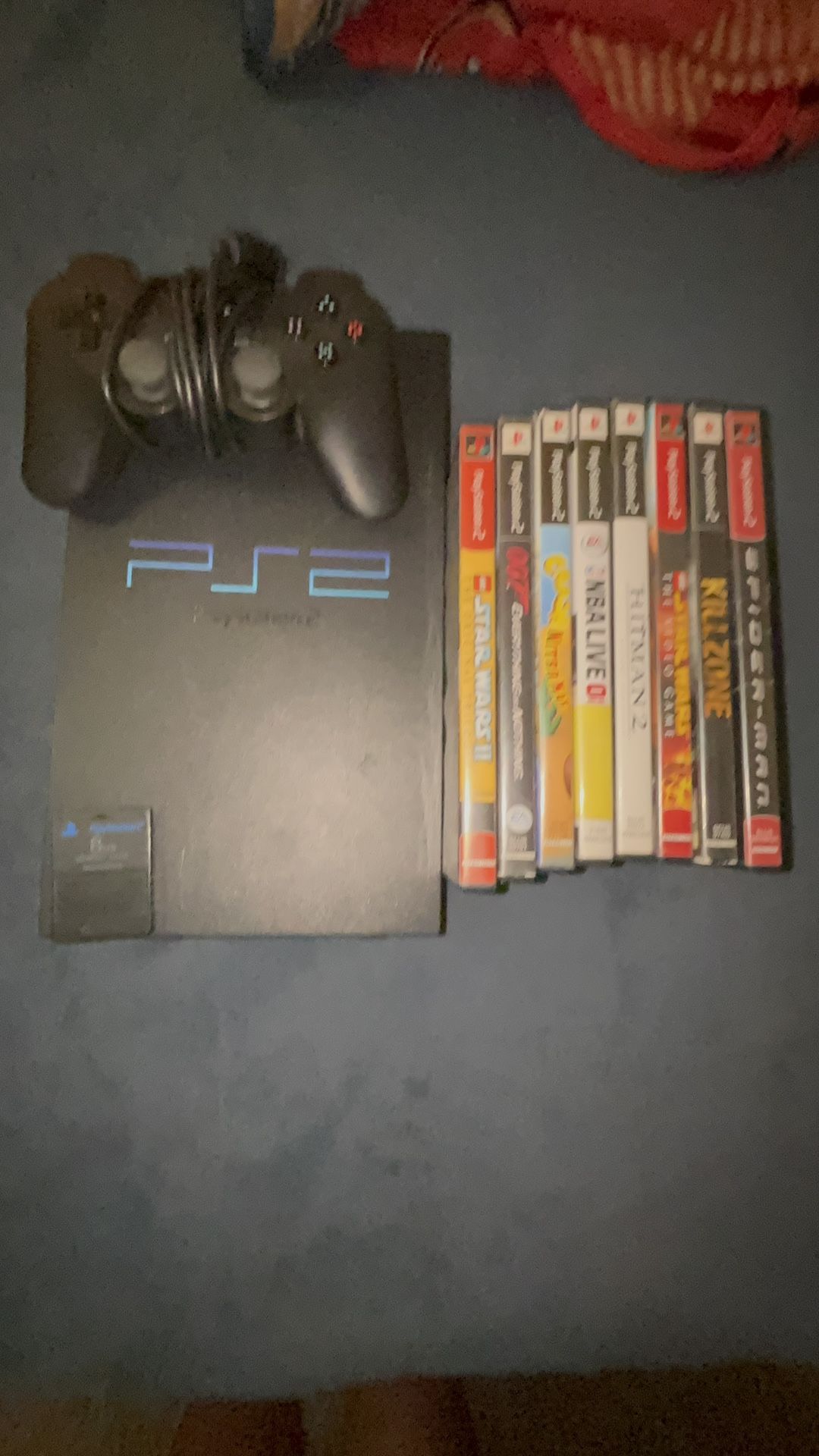 Ps2 with 8 games