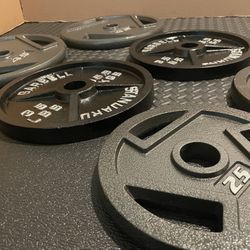 BRAND NEW Olympic  Weights Plates Set. Total weight 240#