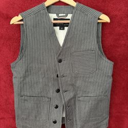 Pike Brothers Denim Pin Stripe Vest. Straight From The Netherlands 