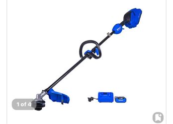 Have 4 Kobalt Battery trimmer with 40volt battery and charger 125.00 each