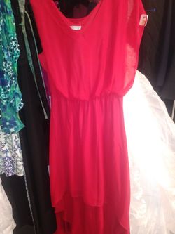 Red dress size large