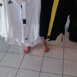 Karate / Tykwando $20ea. Adult White Addidas & Belt / Child Black champion & Belt!