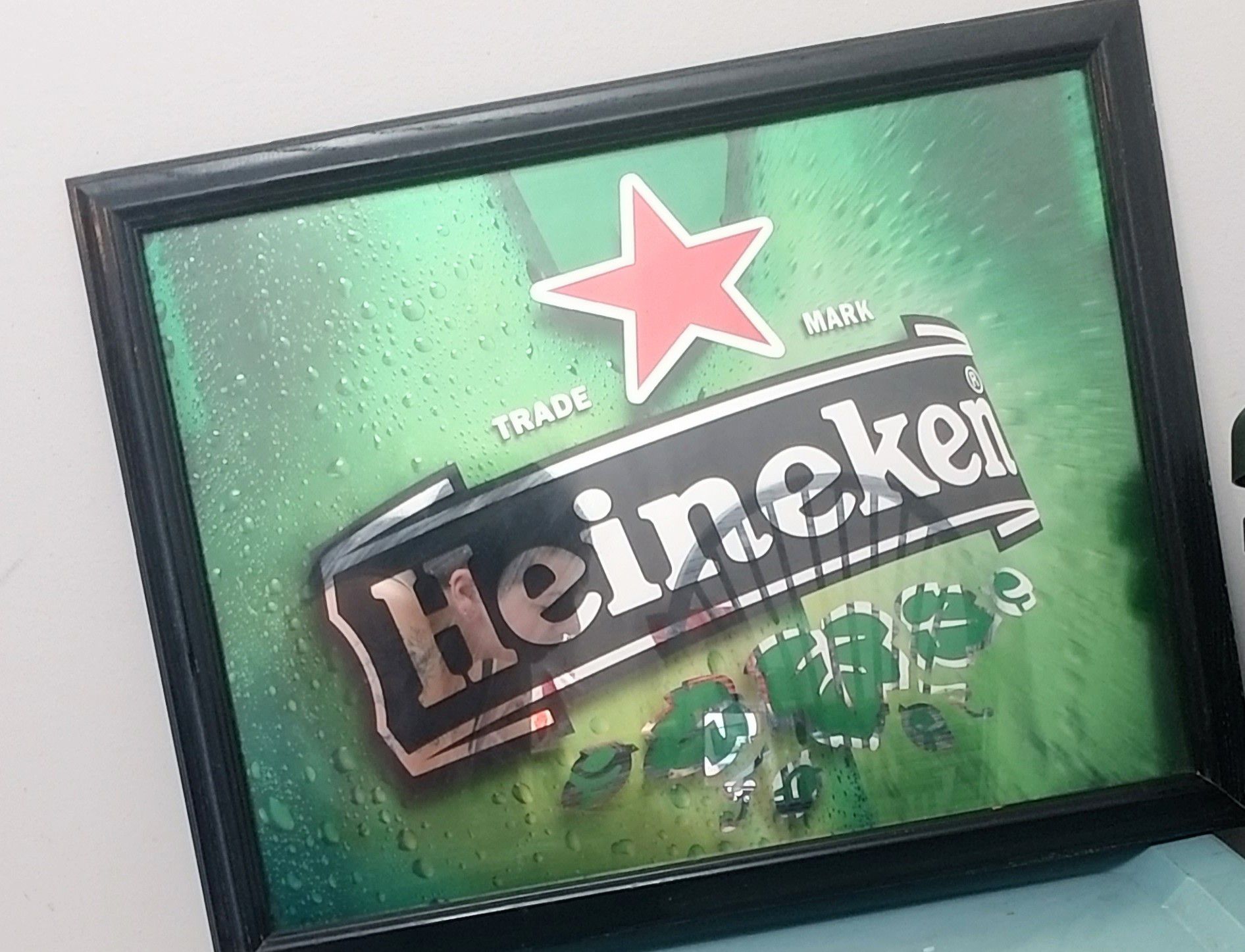 Heineken Mirror Bar Sign