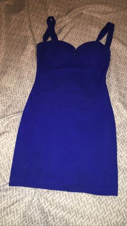 Fashionova Royal blue mini dress!!