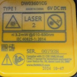 Dewalt láser