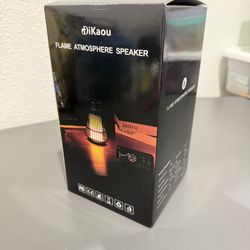 Outdoor Bluetooth Speaker with Flame Atmosphere, Led Waterproof Wireless Torch Speaker, Stereo Sound, Cool Gadgets for Camping, Yard, Party, Home, Dec