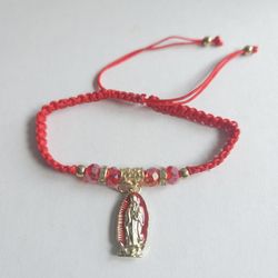 Virgen De Guadalupe Pulseras Adjustable Bracelet 