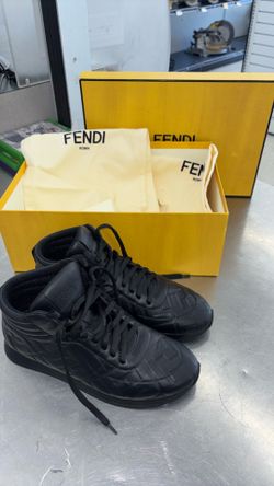 Black Fendi High-top Sneakers