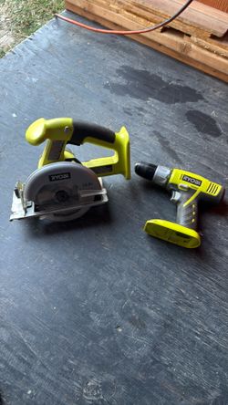 Ryobi saw and drill