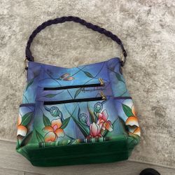 Anuschka Hand Painted Purse For Women
