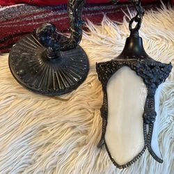 Antique Vintage Ornate Victorian Gothic Lamp