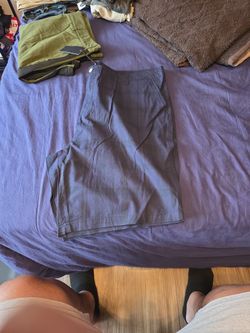 Dark Blue Chino Shorts