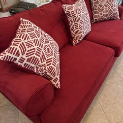 3pcs Like new Living Room Set + Ottoman 