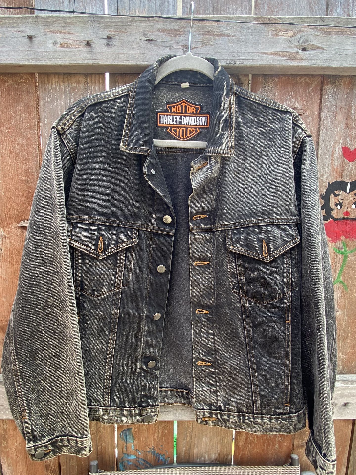 Vintage Harley Davidson Denim Jacket (From 1984) Size Medium $100