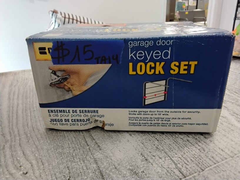 Garage Door Keyed Lock Set