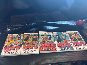 Naruto Manga Japanese Volume Set of 5
