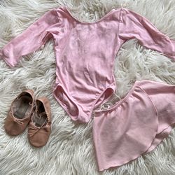 Ballet Leotard, Skirt & Shoes Set 
