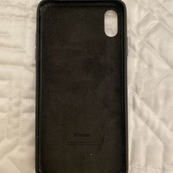 iPhone Case for iPhone X & iPhone XS Black Leather 