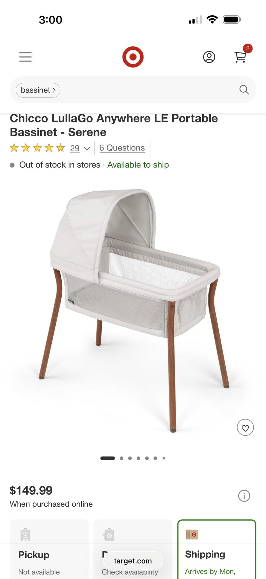 Bassinet Portable Chicco New