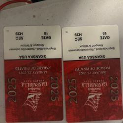 Gasparilla Tent Ticket  