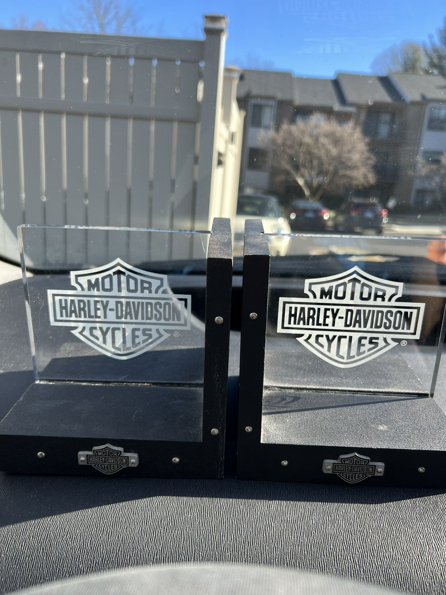 Harley Davidson book stopper