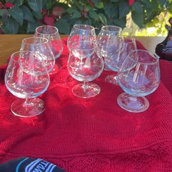 8 Princess House Brandy Glasses