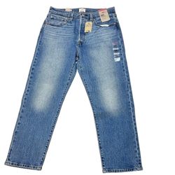 Levi's 501 Cropped Women's Jeans Medium Wash 32x26 High Rise Straight Leg New