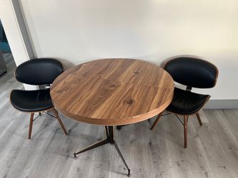 Dining table and chairs