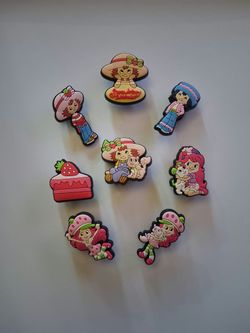 Strawberry Shortcake Croc Charms