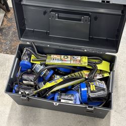 Heavy Duty Tool Storage Box With Hardware & Canopy Ties