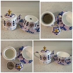 Tea Pot & Tea Cup Set