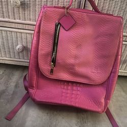 Stylish Used Hot Pink Vegan Leather Apollo 2 Tote & Carry Bag