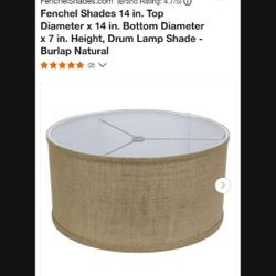 Set Of 2 Lamp Shades Replacements 14"