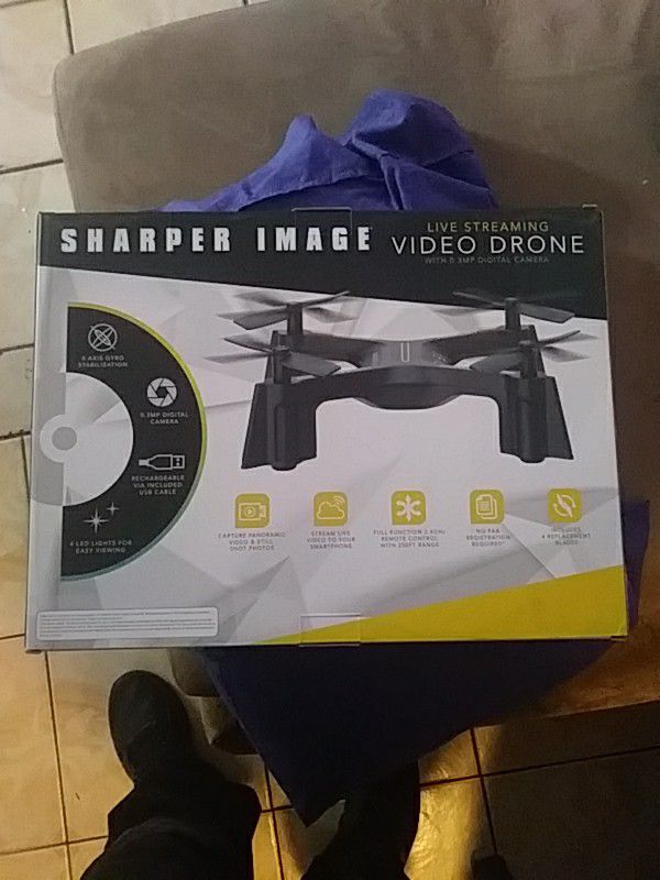 SHARPER IMAGE DRONE W/ 0.3MP DIGITAL CAMERA