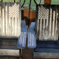 American Flag Adirondack Chairs