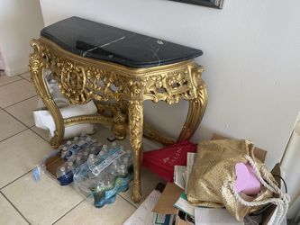 Gold plated Buffet Table