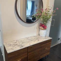 Consul Table And And Mirror 