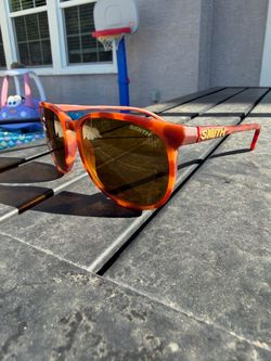 Smith Sunglasses Orange Tortoise Brown Lens (Shasta)