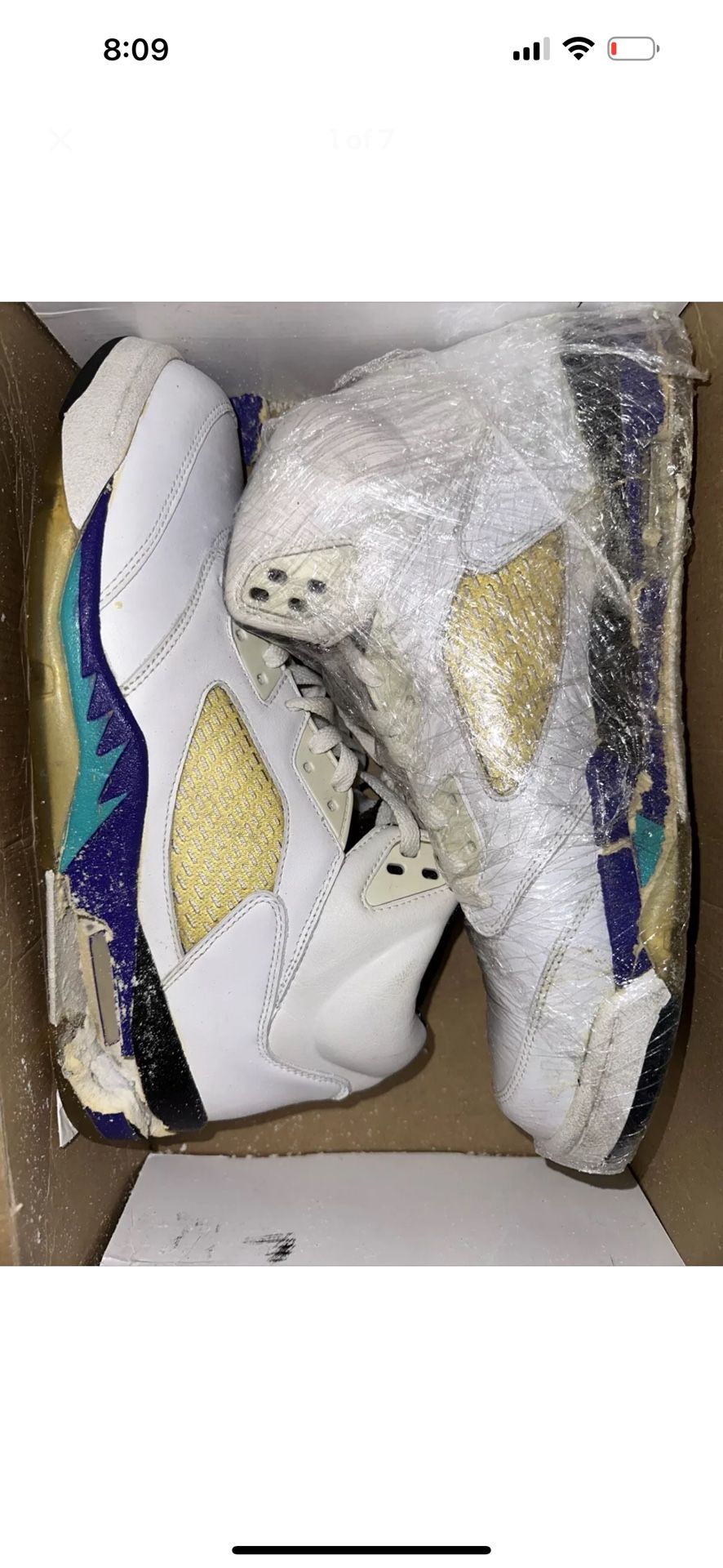 Size 11 - Air Jordan 5 Retro LS 2006 Grape