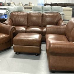 Brown Leather Set