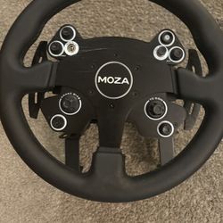 moza steering gaming wheel setup
