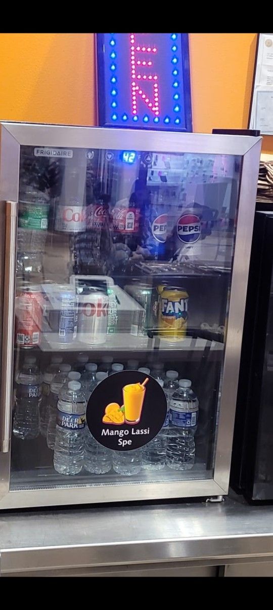Mini Cooler For Drinks Great For Patio Or Garages