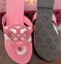 Sz8 pink Tory Burch sandals